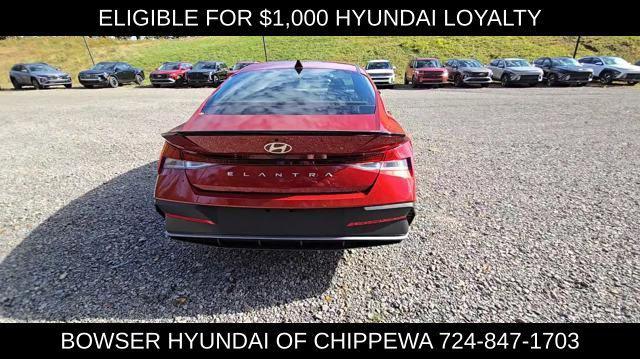 new 2025 Hyundai Elantra car, priced at $23,316