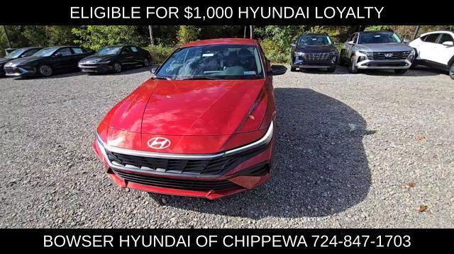 new 2025 Hyundai Elantra car, priced at $23,316