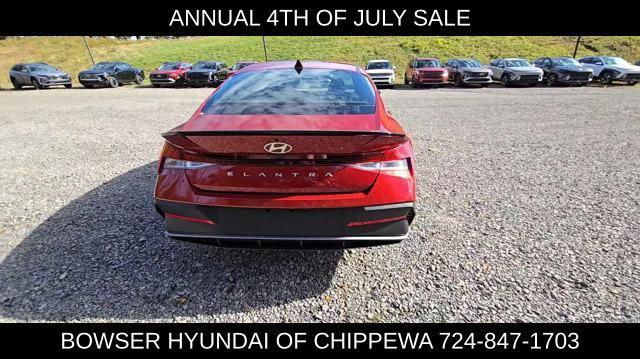 new 2025 Hyundai Elantra car, priced at $23,316