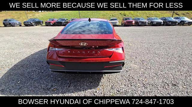 new 2025 Hyundai Elantra car, priced at $23,316