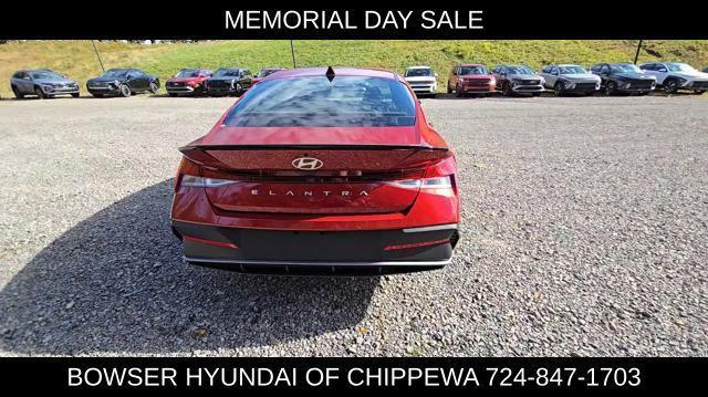 new 2025 Hyundai Elantra car, priced at $23,316