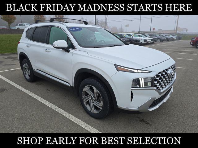 used 2021 Hyundai Santa Fe car, priced at $18,851