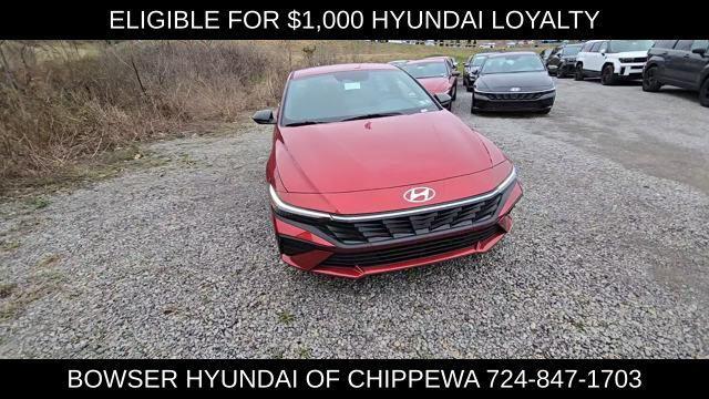 new 2025 Hyundai Elantra car, priced at $27,514