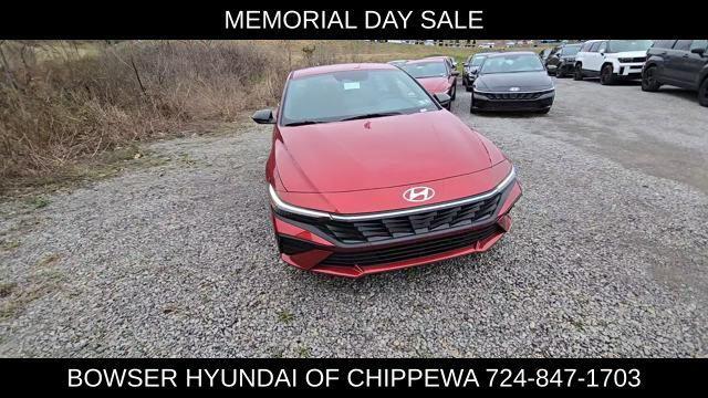 new 2025 Hyundai Elantra car, priced at $27,764