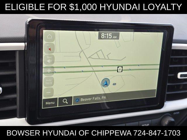 new 2025 Hyundai Venue car, priced at $24,133