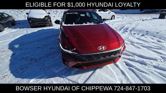 new 2025 Hyundai Elantra car, priced at $23,276