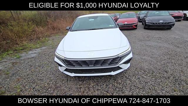 new 2025 Hyundai Elantra car, priced at $27,670