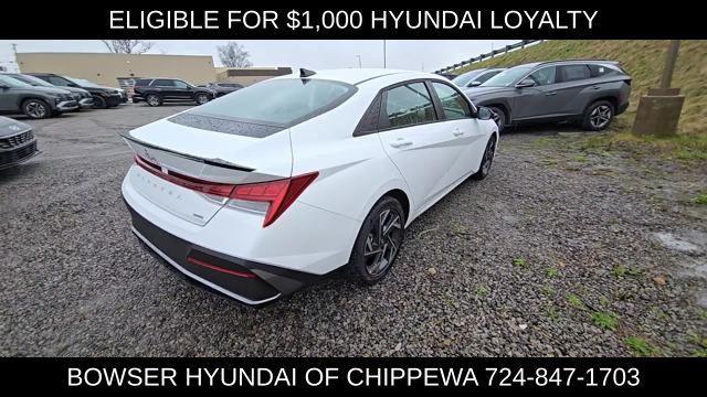 new 2025 Hyundai Elantra car, priced at $27,670