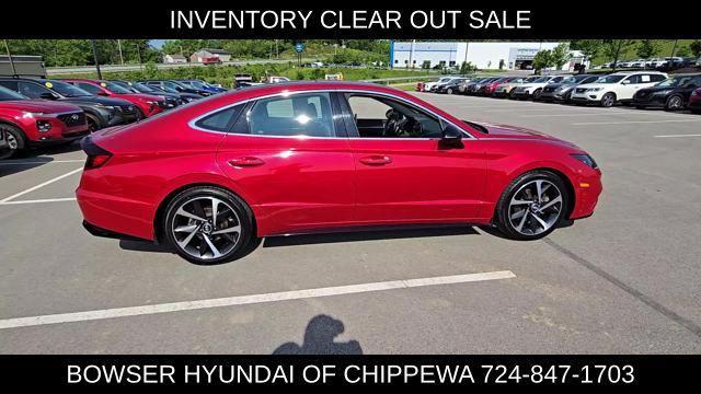 used 2021 Hyundai Sonata car, priced at $19,281