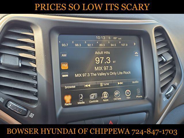 used 2018 Jeep Cherokee car, priced at $13,268