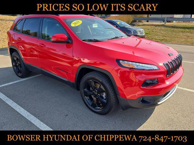 used 2018 Jeep Cherokee car, priced at $13,268