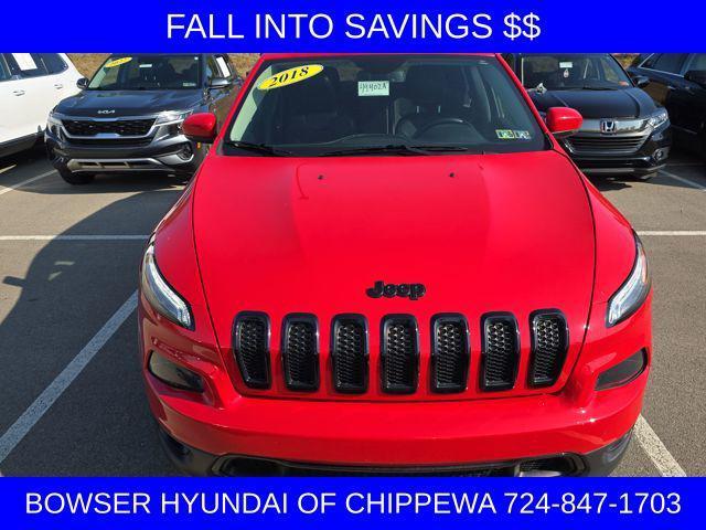 used 2018 Jeep Cherokee car, priced at $13,457