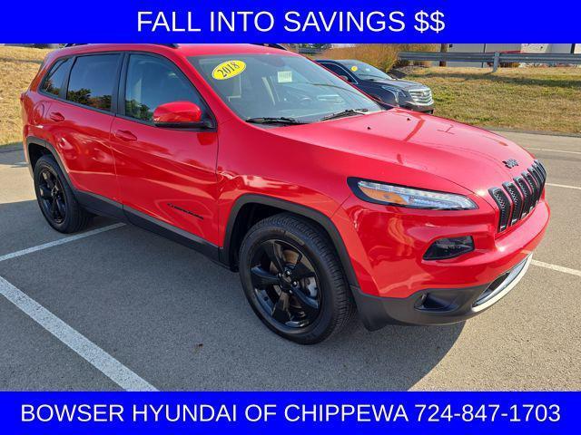 used 2018 Jeep Cherokee car, priced at $13,457