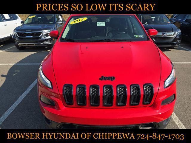 used 2018 Jeep Cherokee car, priced at $13,268