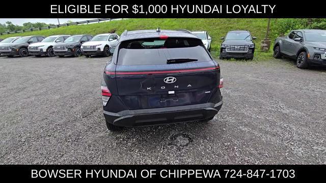 new 2025 Hyundai Kona car, priced at $29,334