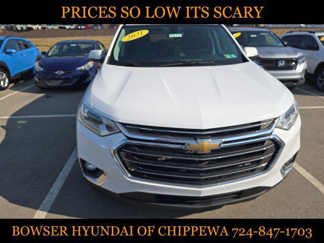 used 2021 Chevrolet Traverse car, priced at $19,500