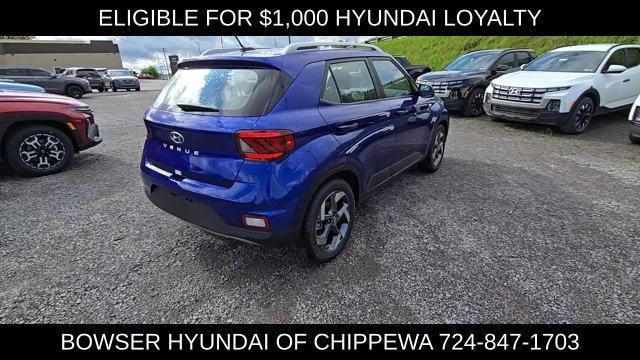 new 2025 Hyundai Venue car, priced at $23,805