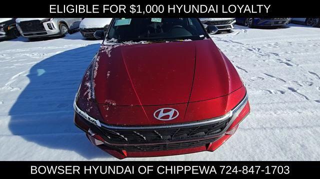 new 2025 Hyundai Elantra car, priced at $27,181