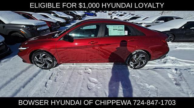 new 2025 Hyundai Elantra car, priced at $27,181