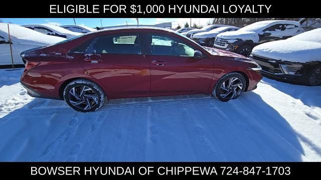 new 2025 Hyundai Elantra car, priced at $27,181