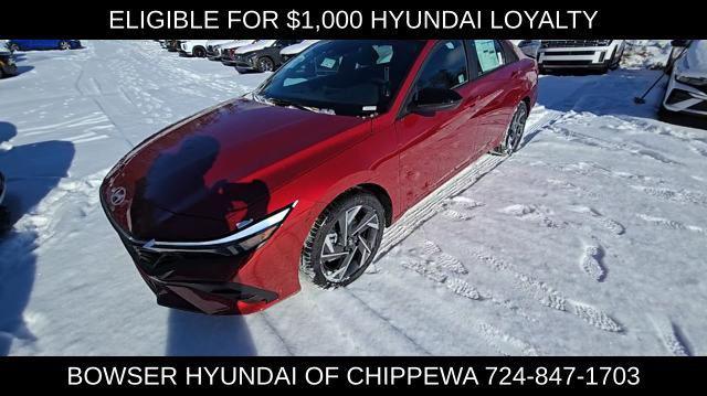 new 2025 Hyundai Elantra car, priced at $27,181