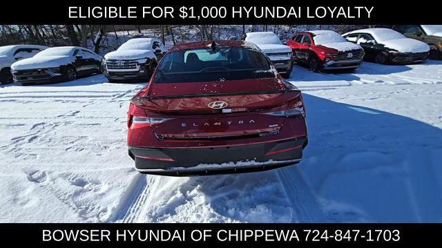 new 2025 Hyundai Elantra car, priced at $27,181