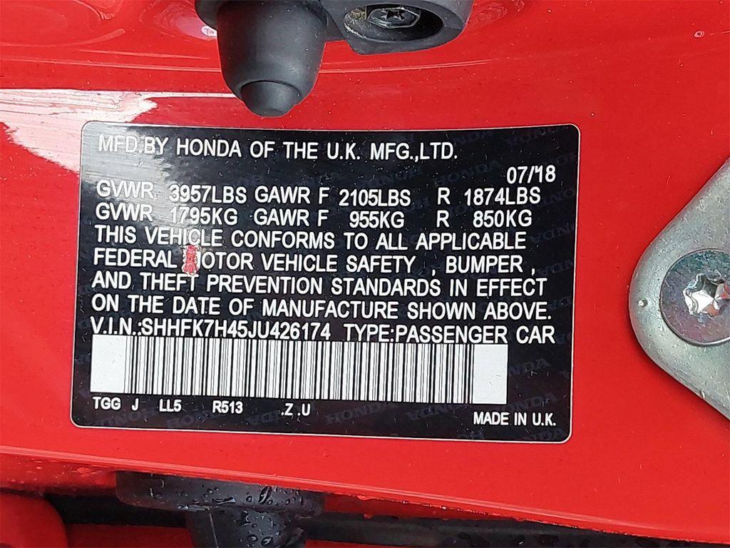 used 2018 Honda Civic car, priced at $17,200