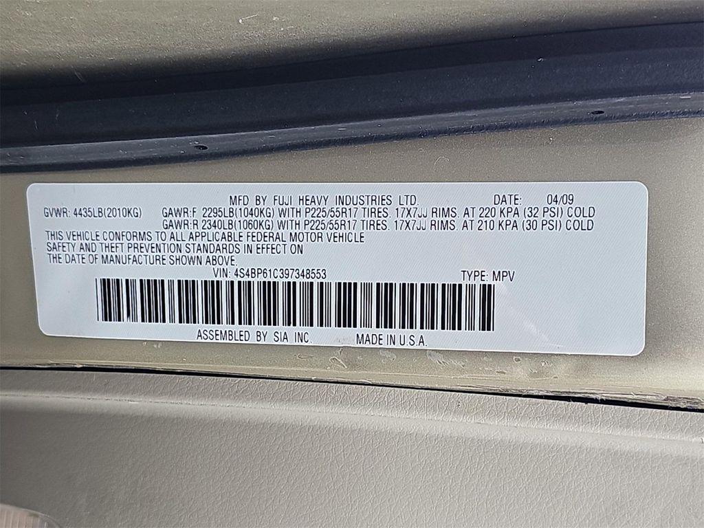 used 2009 Subaru Outback car, priced at $8,900