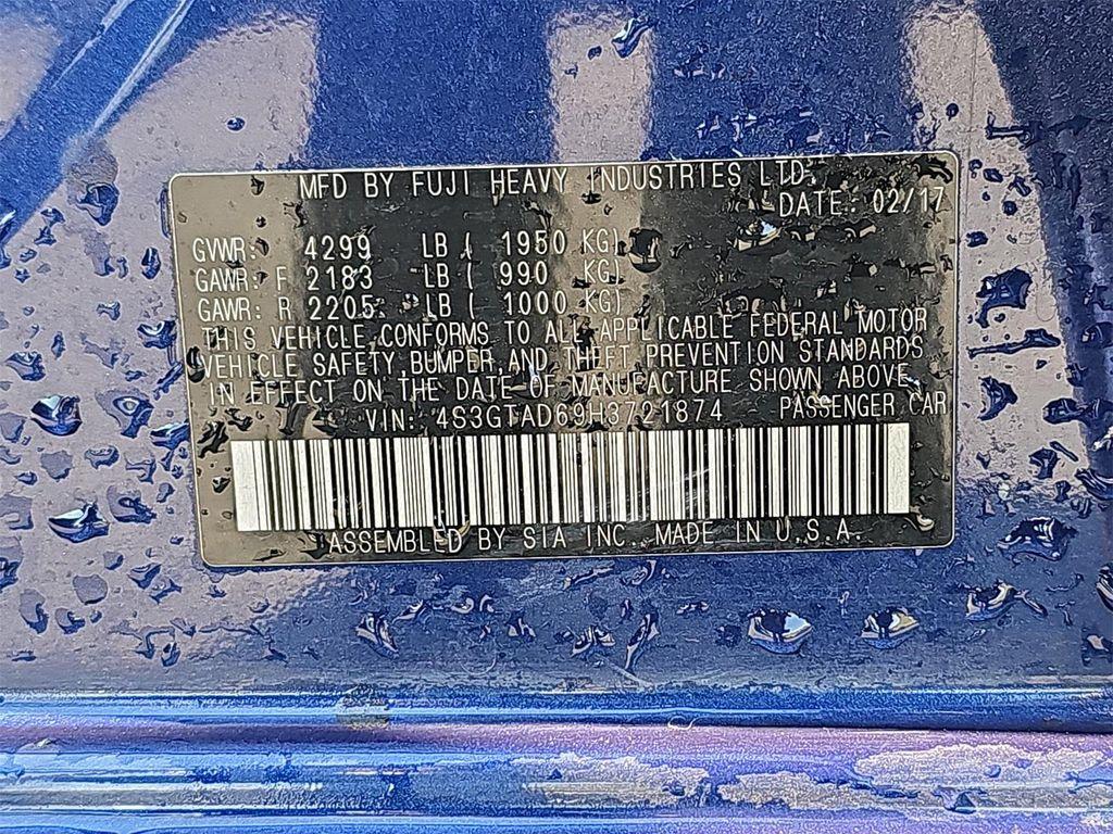 used 2017 Subaru Impreza car, priced at $9,900