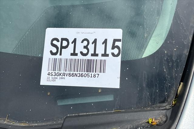 used 2022 Subaru Impreza car, priced at $22,300