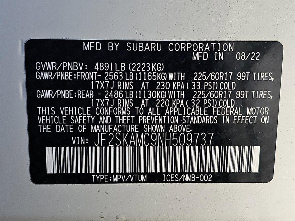 used 2022 Subaru Forester car, priced at $27,900