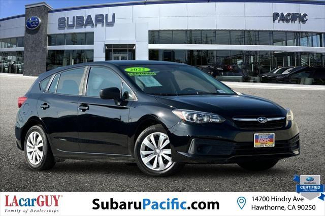 used 2022 Subaru Impreza car, priced at $18,500