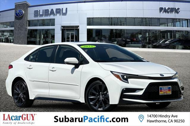 used 2023 Toyota Corolla Hybrid car, priced at $24,500