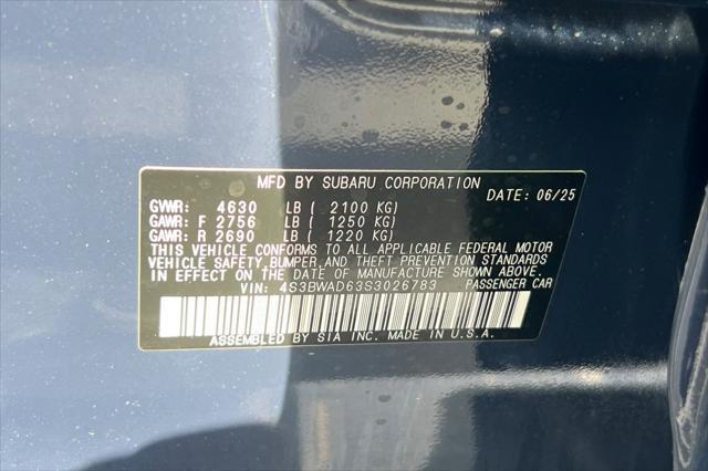 new 2025 Subaru Legacy car, priced at $31,736