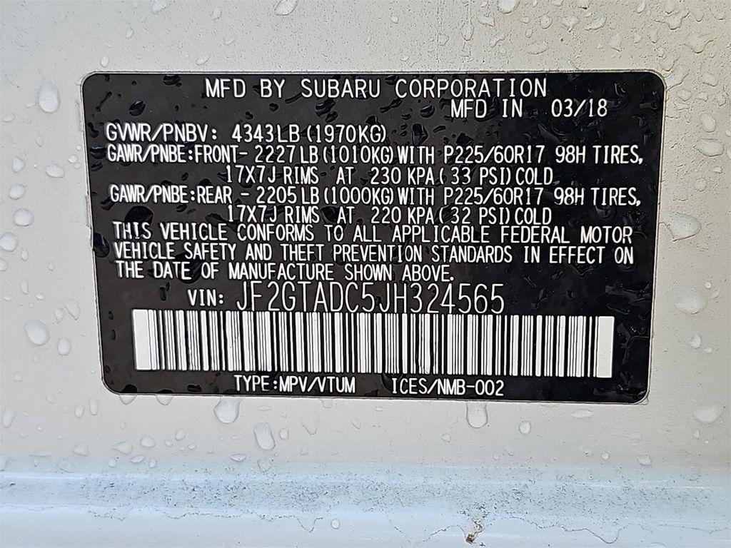 used 2018 Subaru Crosstrek car, priced at $18,600