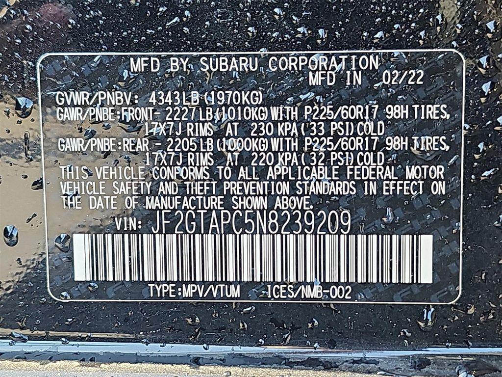 used 2022 Subaru Crosstrek car, priced at $24,300