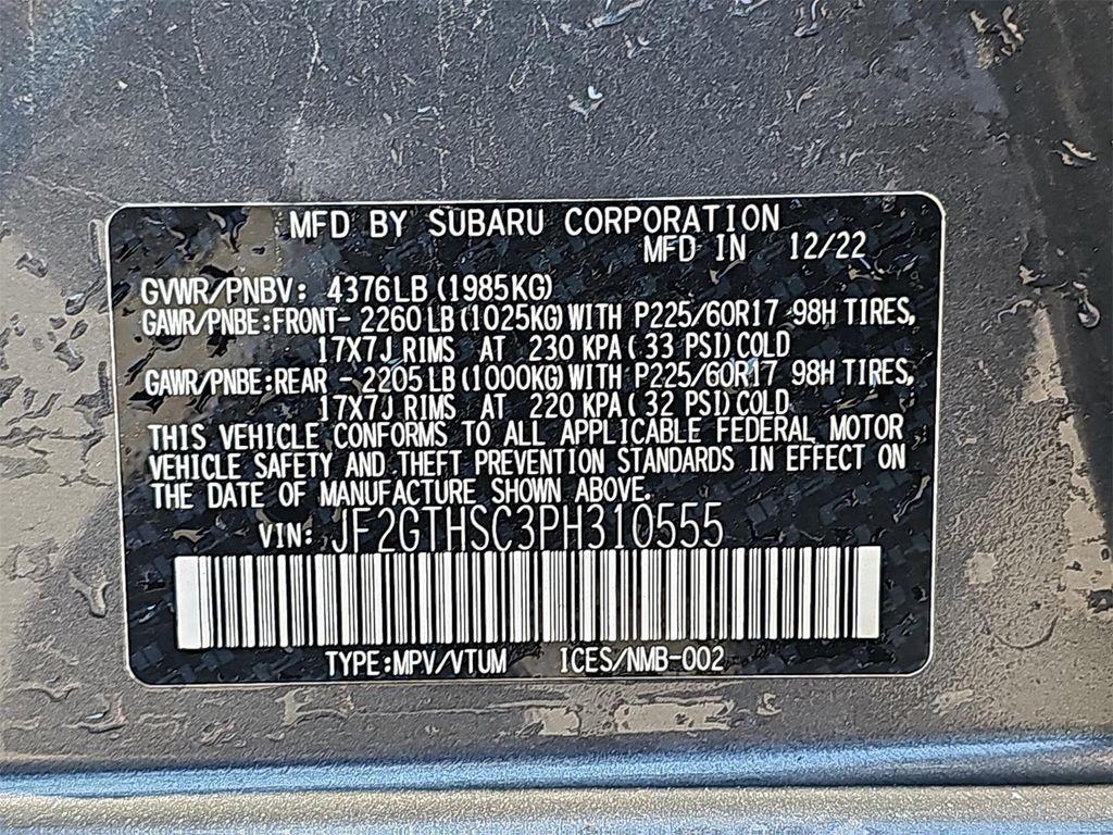 used 2023 Subaru Crosstrek car, priced at $23,100