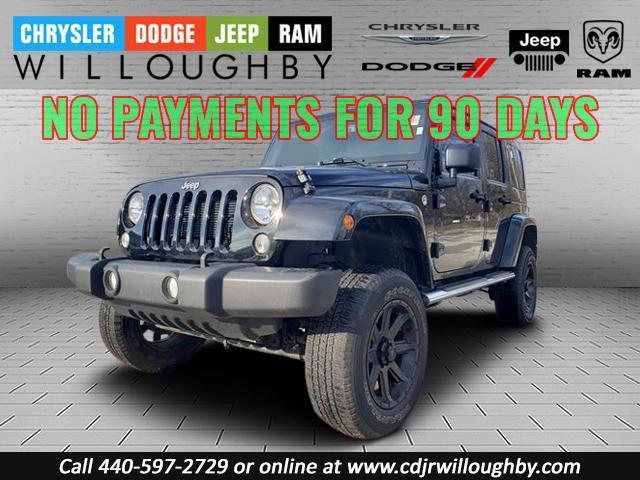 used 2015 Jeep Wrangler Unlimited car, priced at $19,494