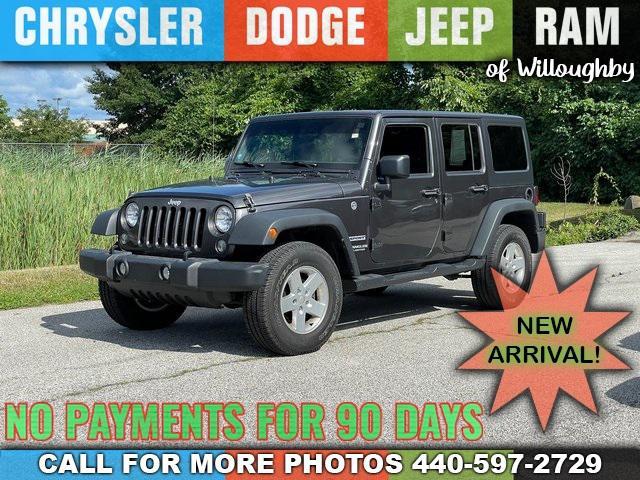 used 2017 Jeep Wrangler Unlimited car, priced at $23,355