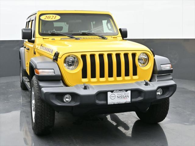 used 2021 Jeep Wrangler Unlimited car, priced at $29,372