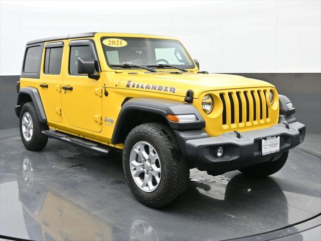 used 2021 Jeep Wrangler Unlimited car, priced at $29,372