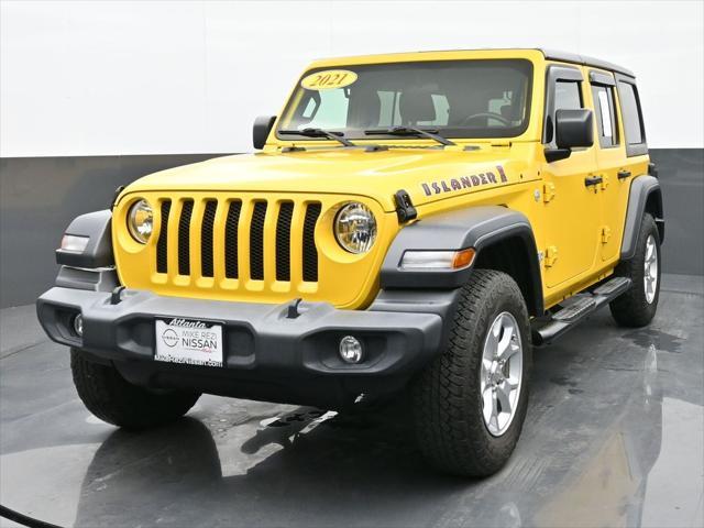 used 2021 Jeep Wrangler Unlimited car, priced at $29,372