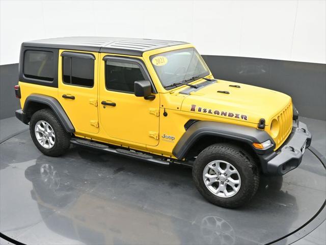 used 2021 Jeep Wrangler Unlimited car, priced at $29,372