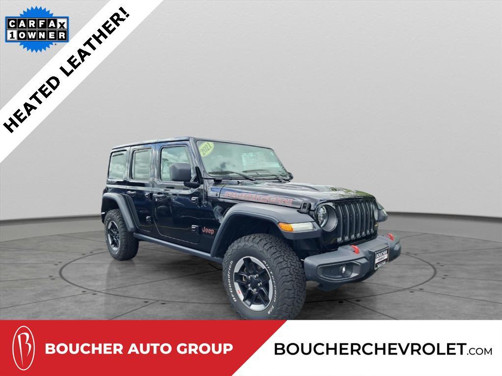 used 2021 Jeep Wrangler Unlimited car, priced at $24,729