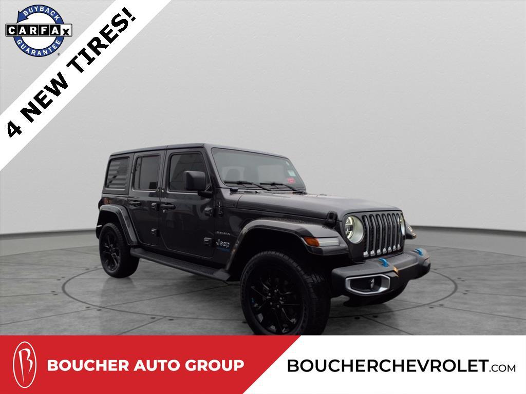 used 2022 Jeep Wrangler Unlimited 4xe car, priced at $34,995