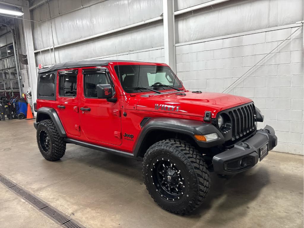 used 2021 Jeep Wrangler Unlimited car, priced at $26,100