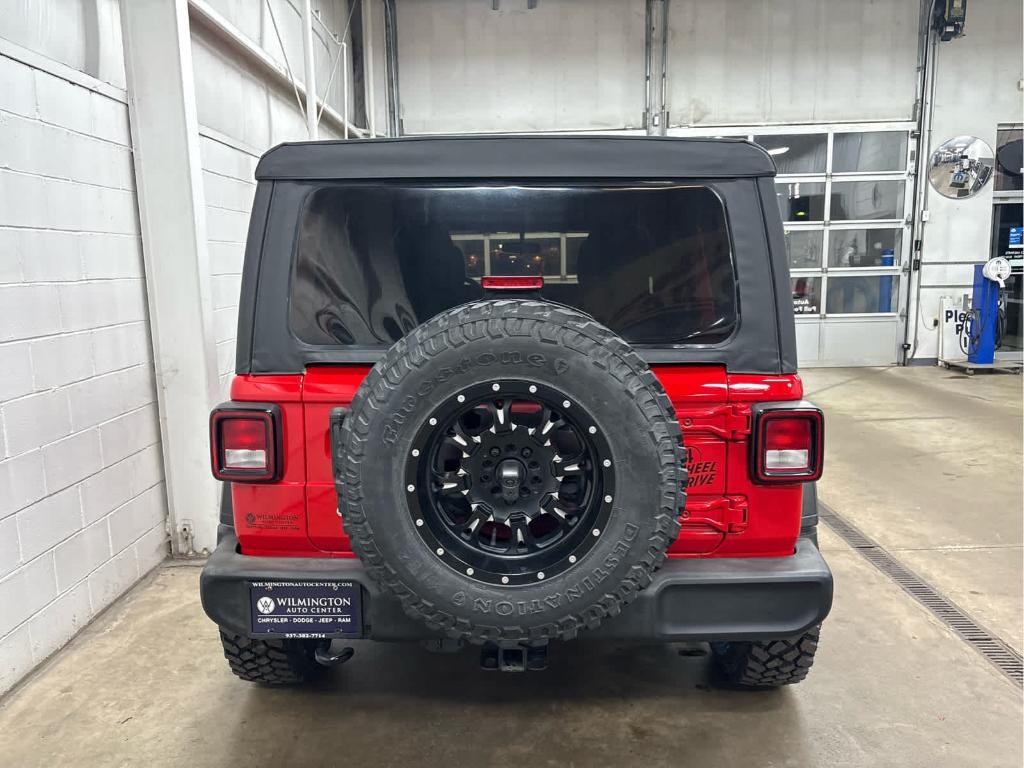 used 2021 Jeep Wrangler Unlimited car, priced at $26,100