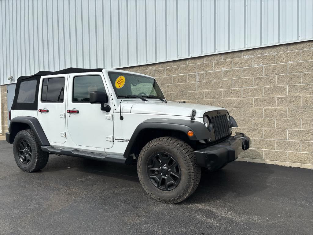 used 2015 Jeep Wrangler Unlimited car, priced at $15,988