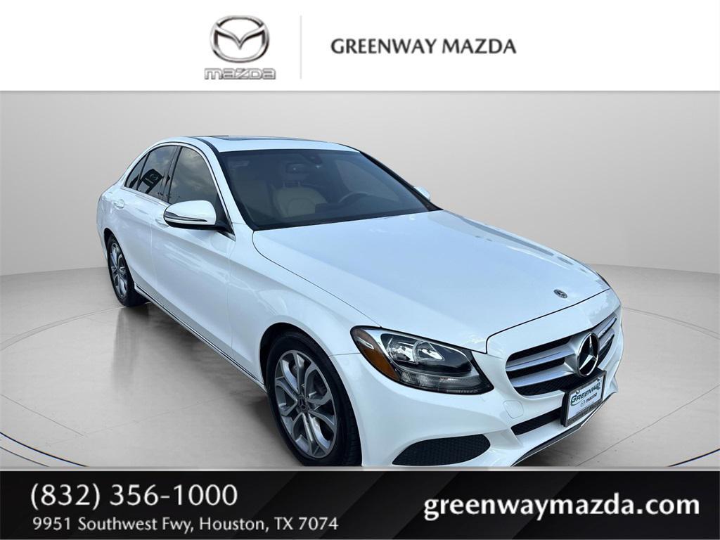 used 2018 Mercedes-Benz C-Class car, priced at $19,598