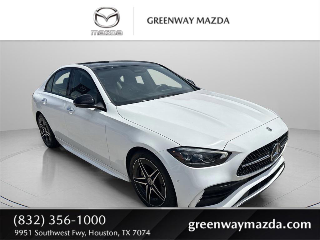 used 2023 Mercedes-Benz C-Class car, priced at $33,998